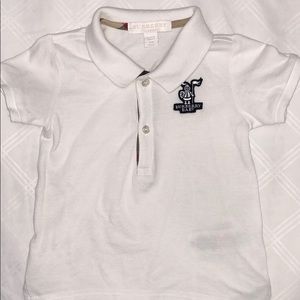 Burberry polo for baby boy